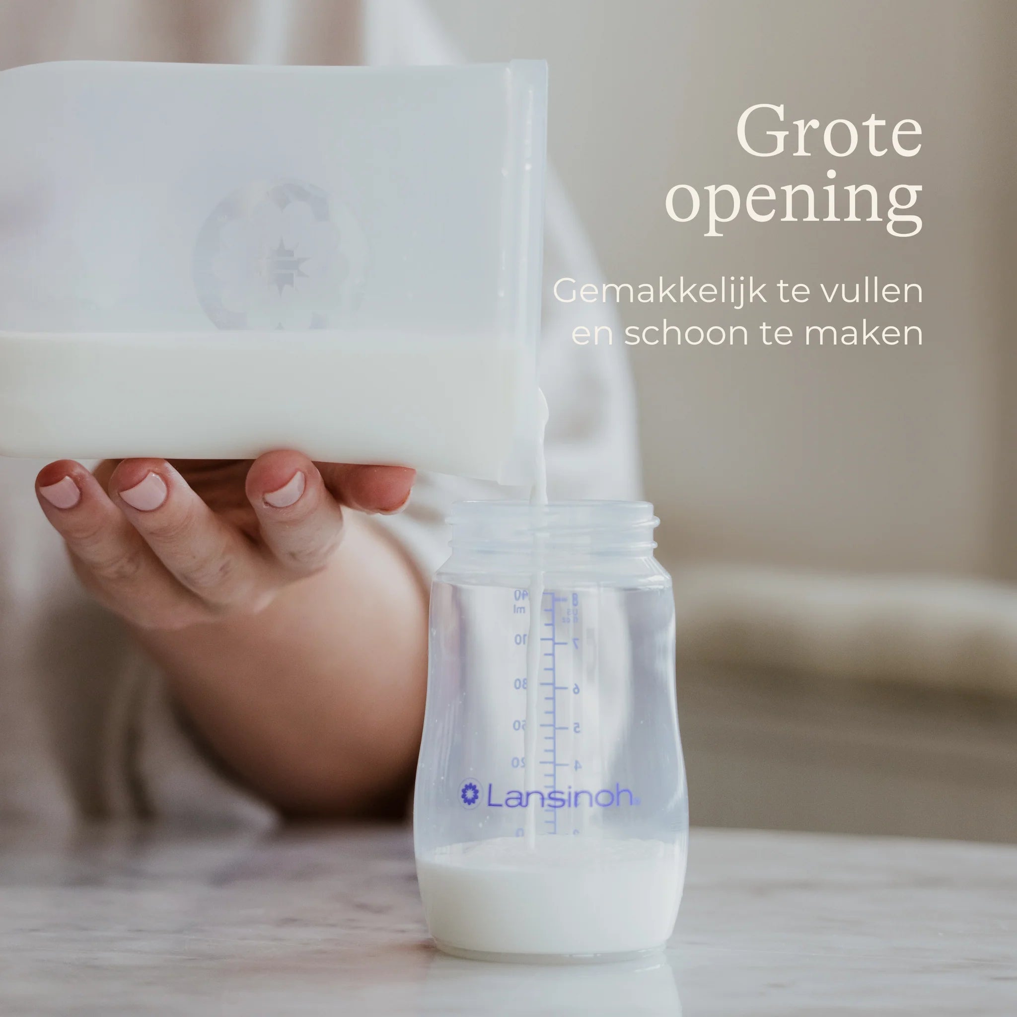 Siliconen zakjes voor het bewaren van moedermelk - Casteleyn