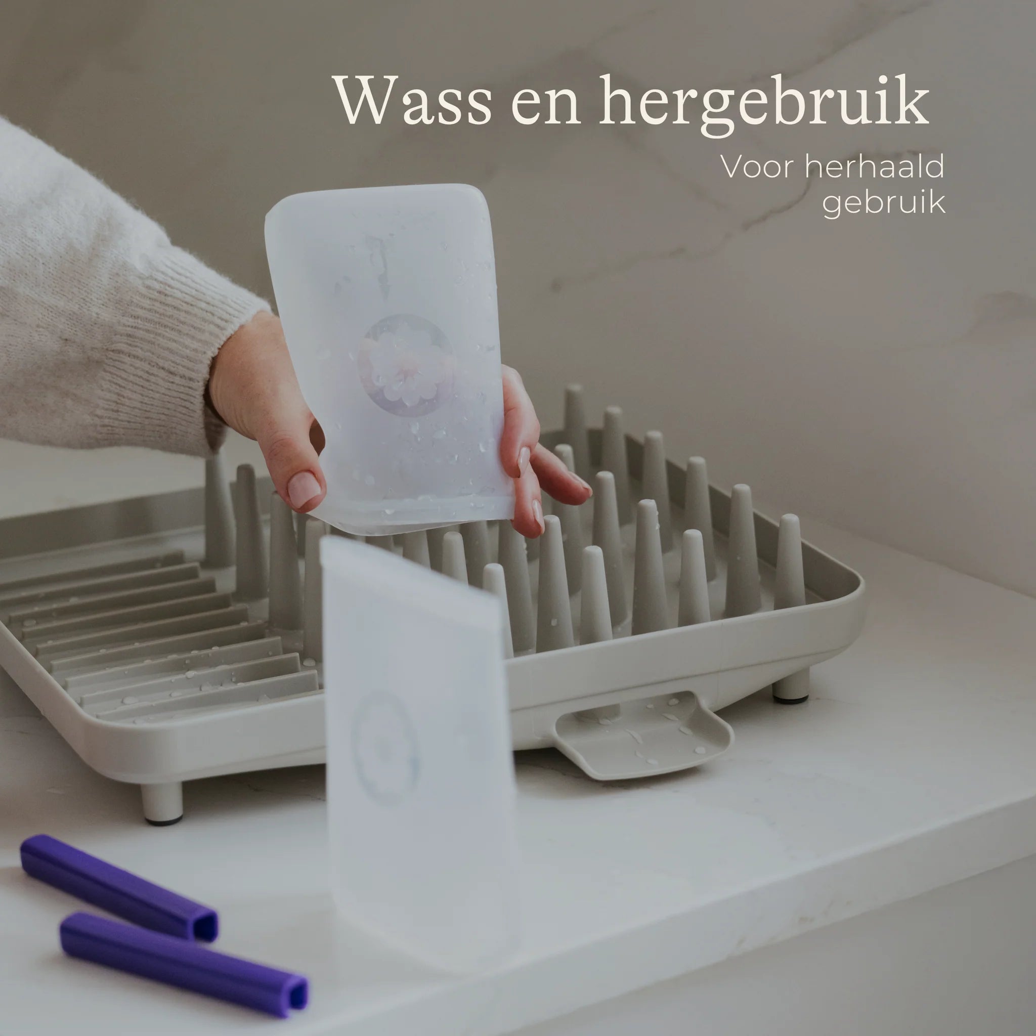 Siliconen zakjes voor het bewaren van moedermelk - Casteleyn
