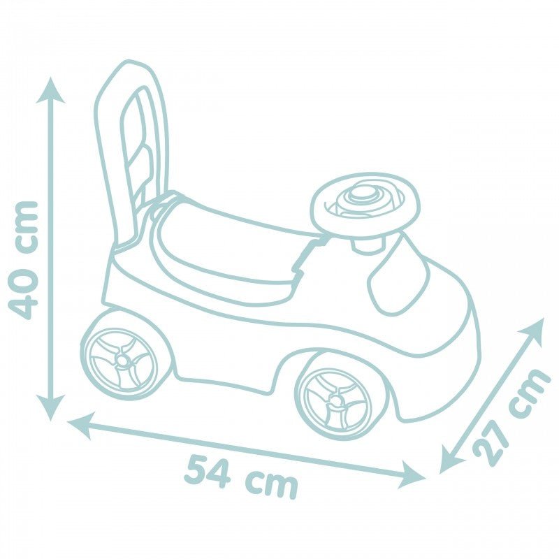 Smoby Little Loopwagen met Duwfunctie en Toeter - Casteleyn