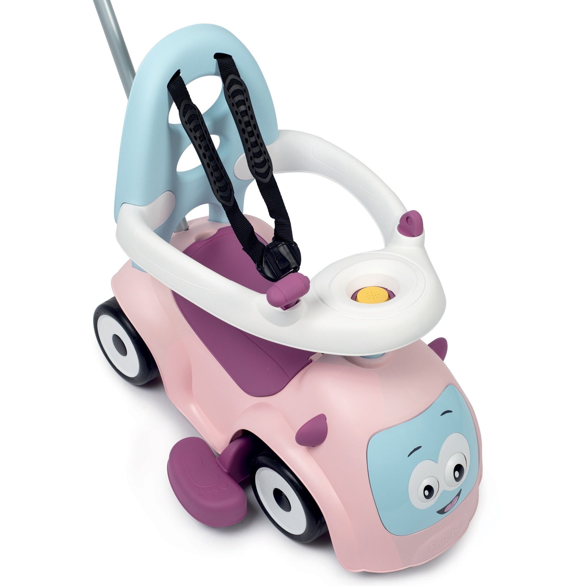 Smoby Maestro 3-in-1 Loopauto – Roze - Casteleyn