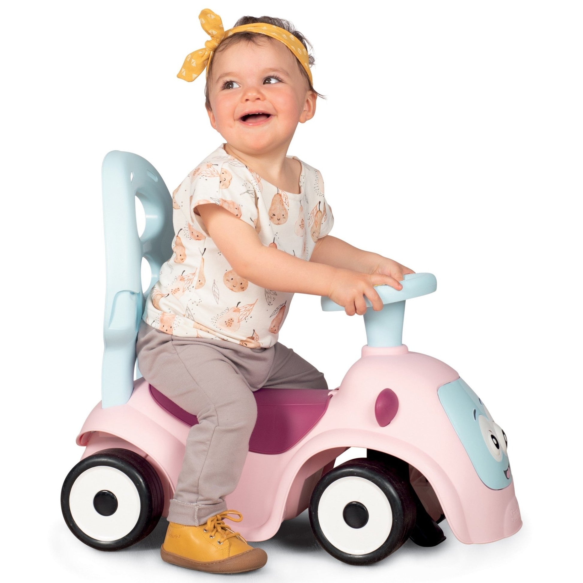 Smoby Maestro 3-in-1 Loopauto – Roze - Casteleyn