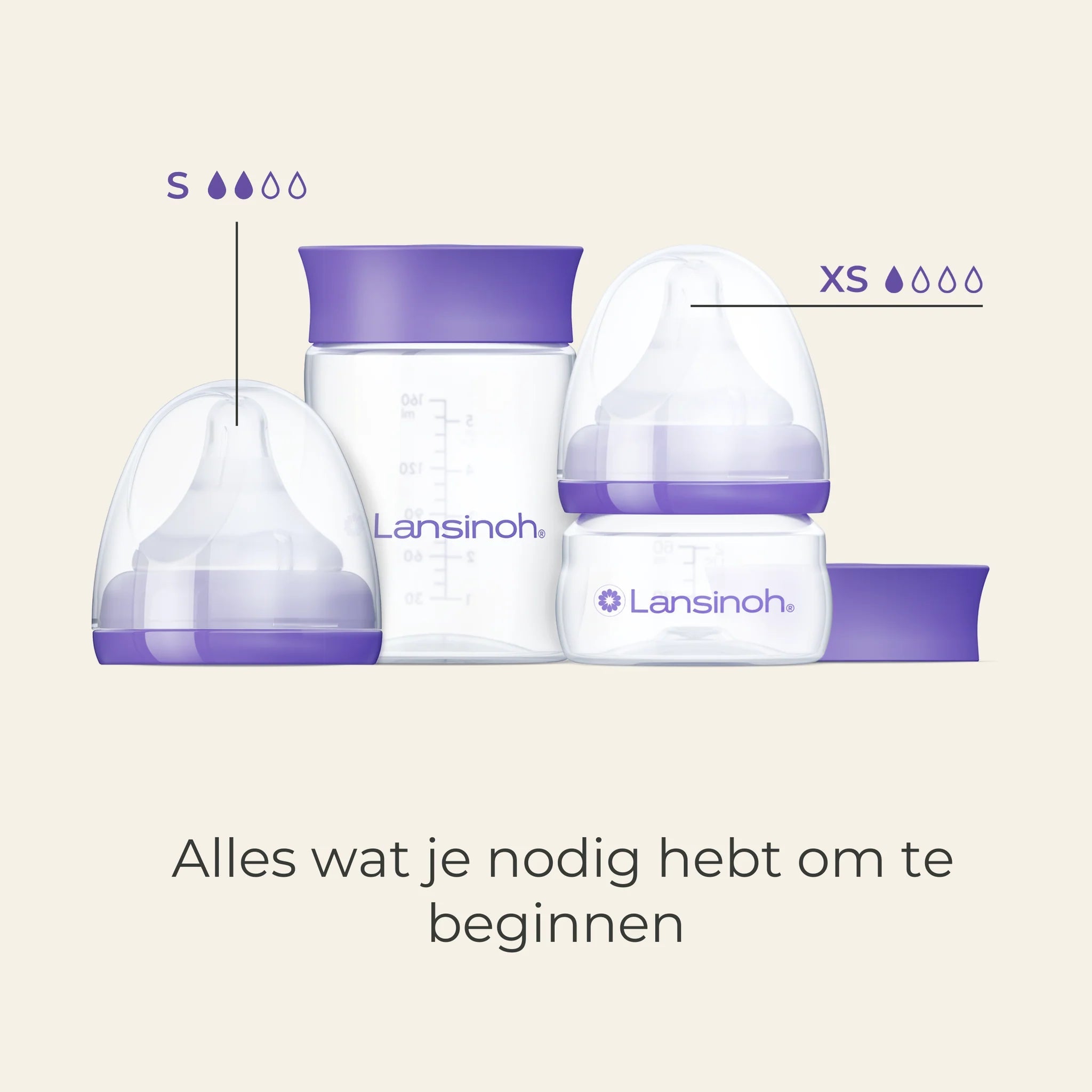 Starter-Set pasgeborenen Drinkflessen met NaturalWave® - spenen - Casteleyn