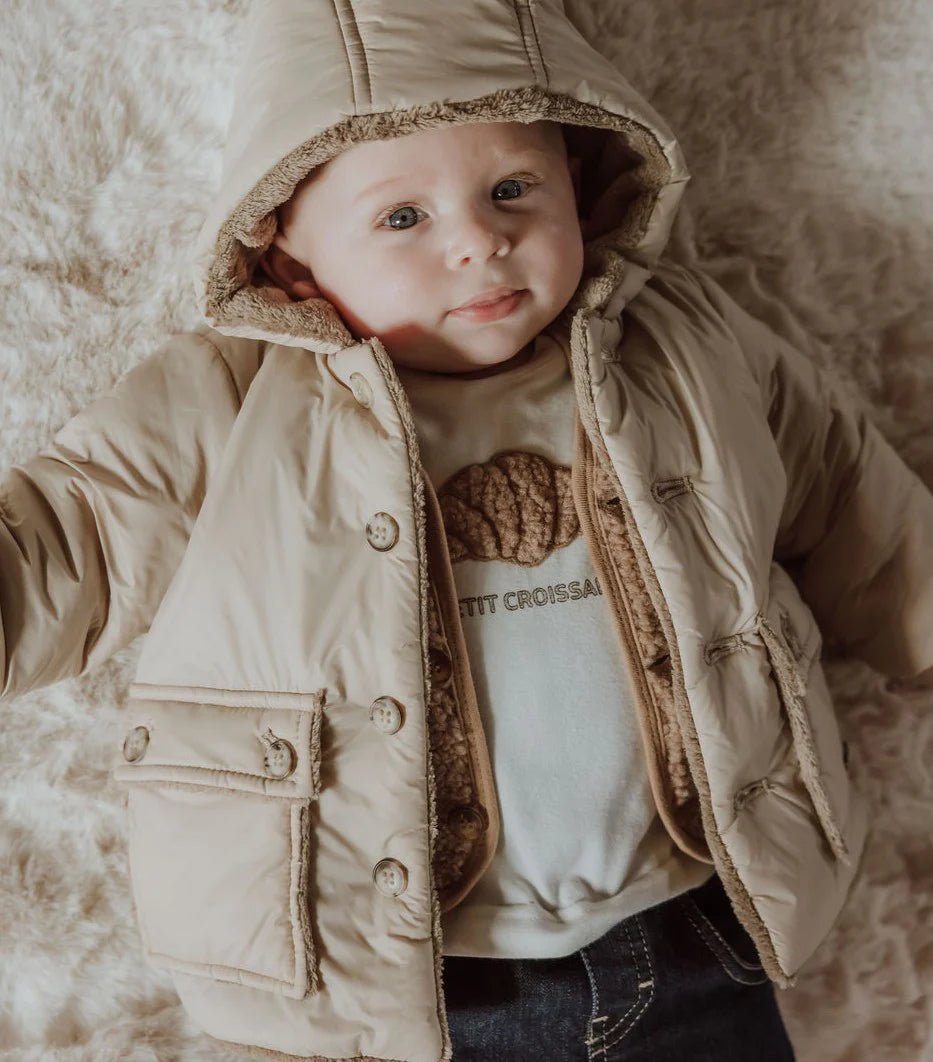 T-shirt lange mouw Aerodoux Petit Croissant Off White - Casteleyn