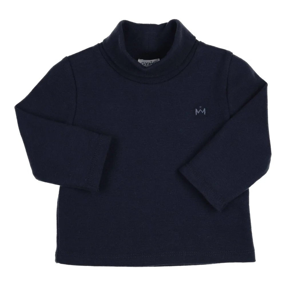 T-shirt lange mouw Robby Navy - Casteleyn