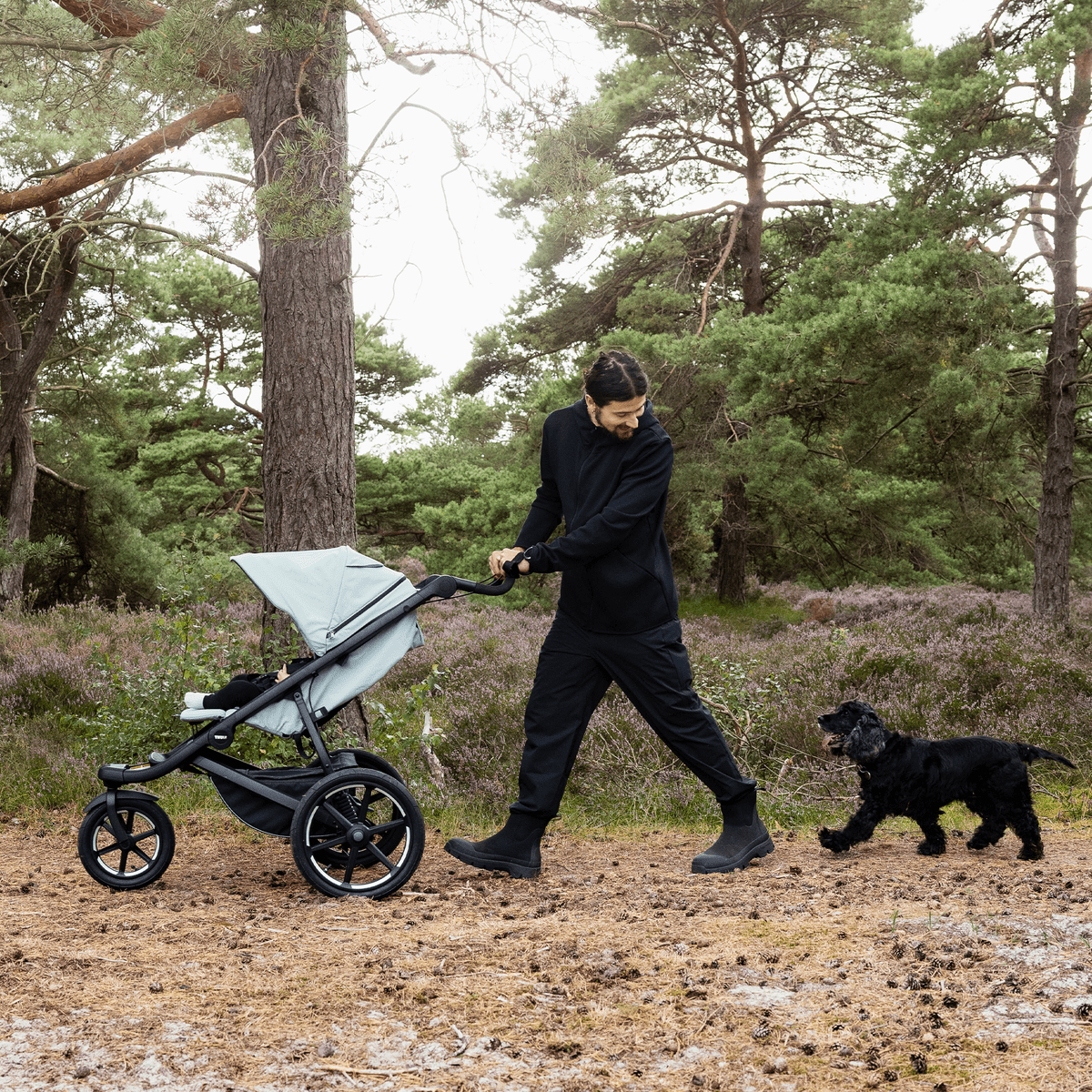 Thule Urban Glide 3 + Thule Maple pasgeborene bundel - Donkerblauw - Casteleyn