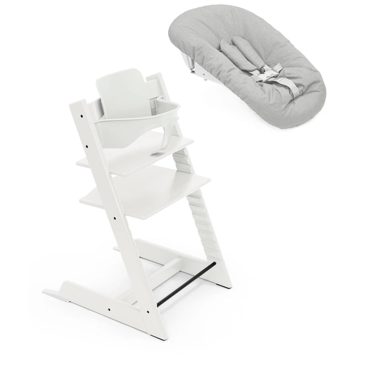 Tripp Trapp® Meegroeistoel - Wit – Inclusief Babyset & Newbornset - Casteleyn
