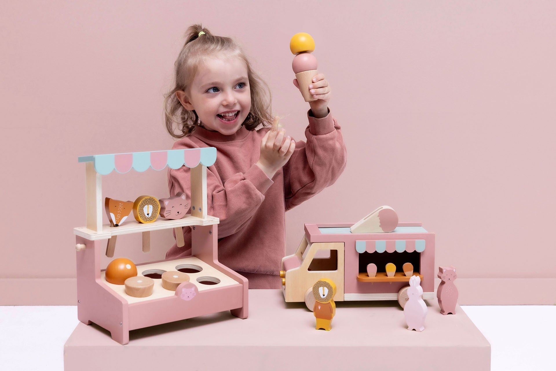 Trixie Houten IJscowagen - Casteleyn
