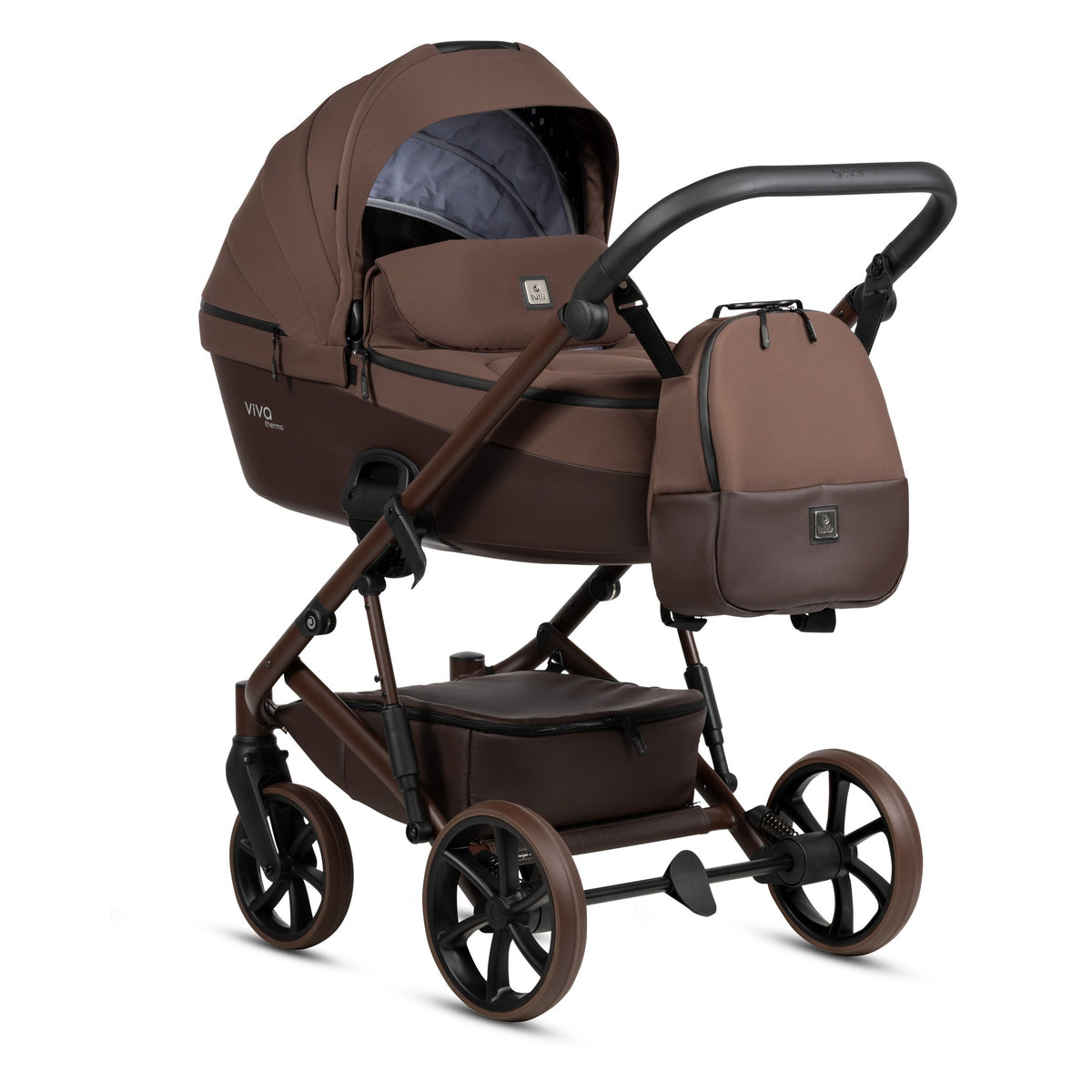 Tutis Viva 6+ Essential 2-in-1 Kinderwagen – Espresso - Casteleyn