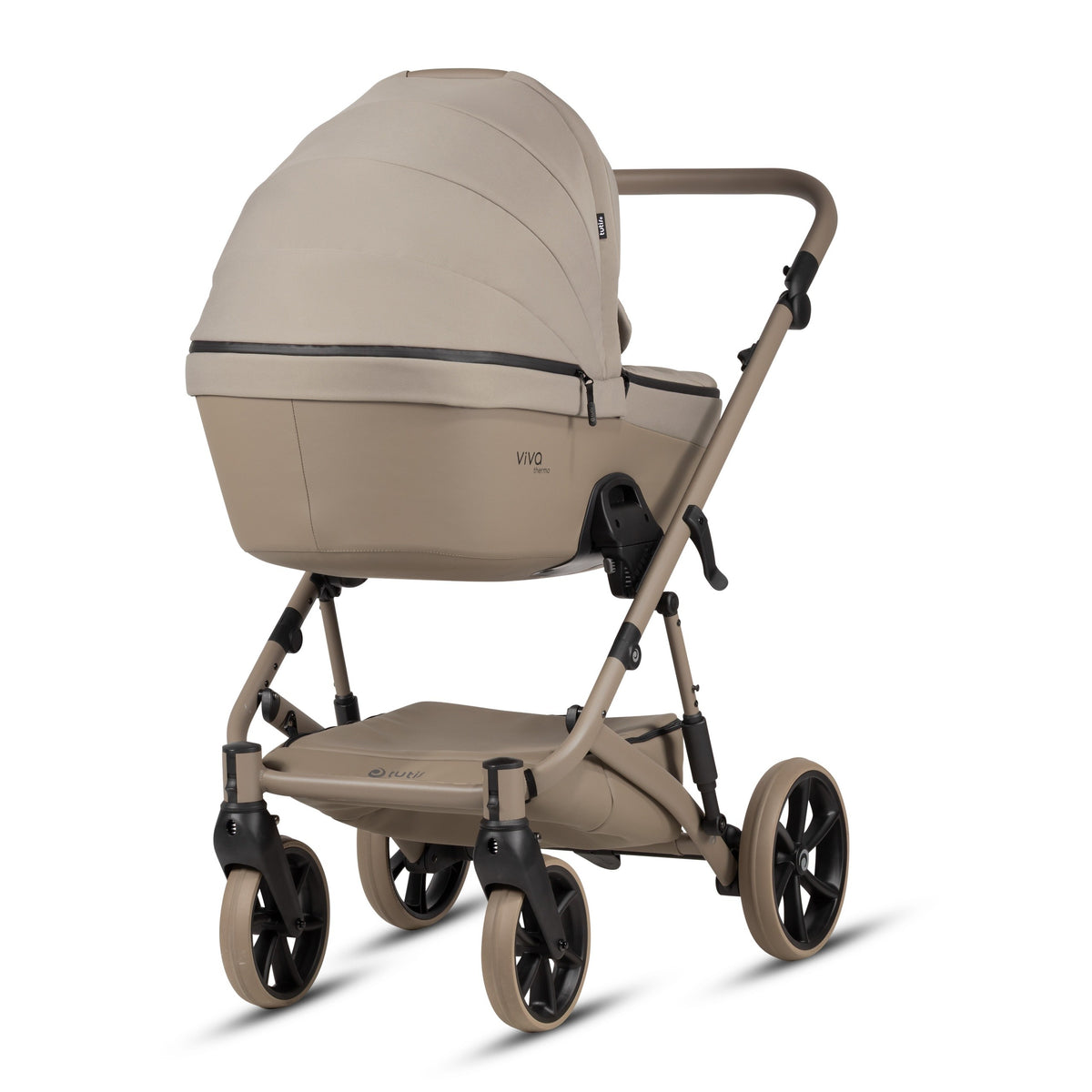 Tutis Viva 6+ Essential 2-in-1 Kinderwagen – Warm Grey - Casteleyn