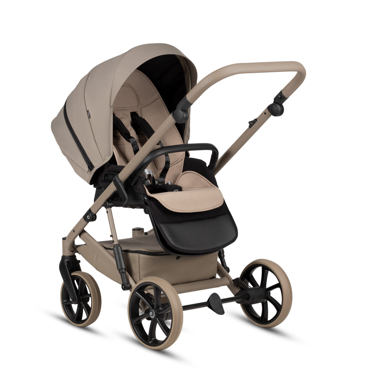 Tutis Viva 6+ Essential 2-in-1 Kinderwagen – Warm Grey - Casteleyn