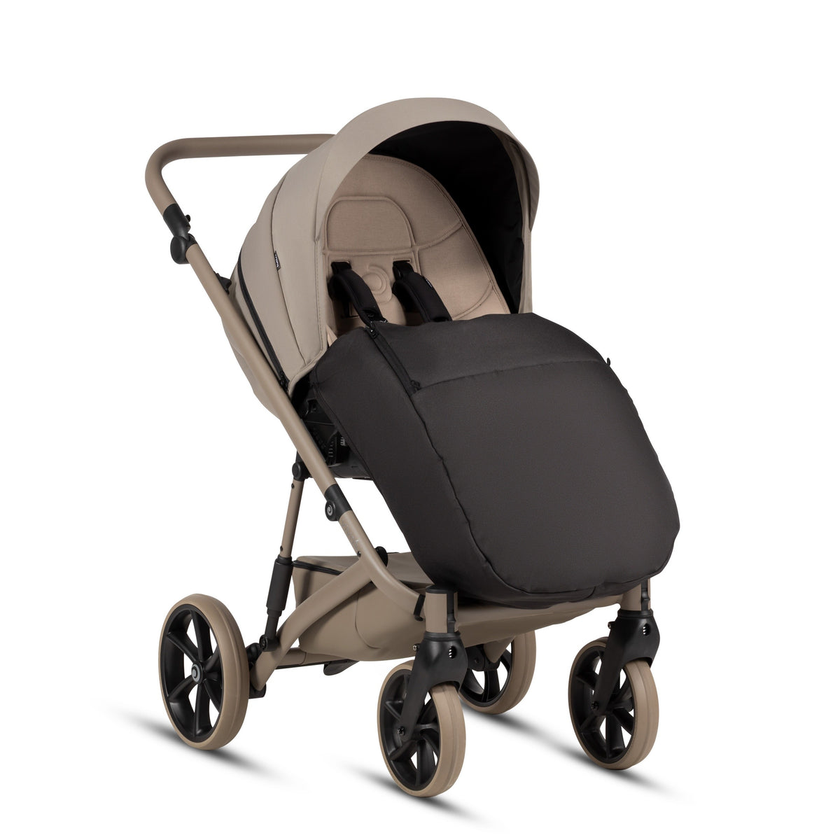 Tutis Viva 6+ Essential 2-in-1 Kinderwagen – Warm Grey - Casteleyn