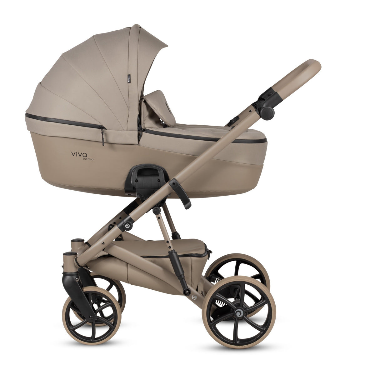 Tutis Viva 6+ Essential 2-in-1 Kinderwagen – Warm Grey - Casteleyn