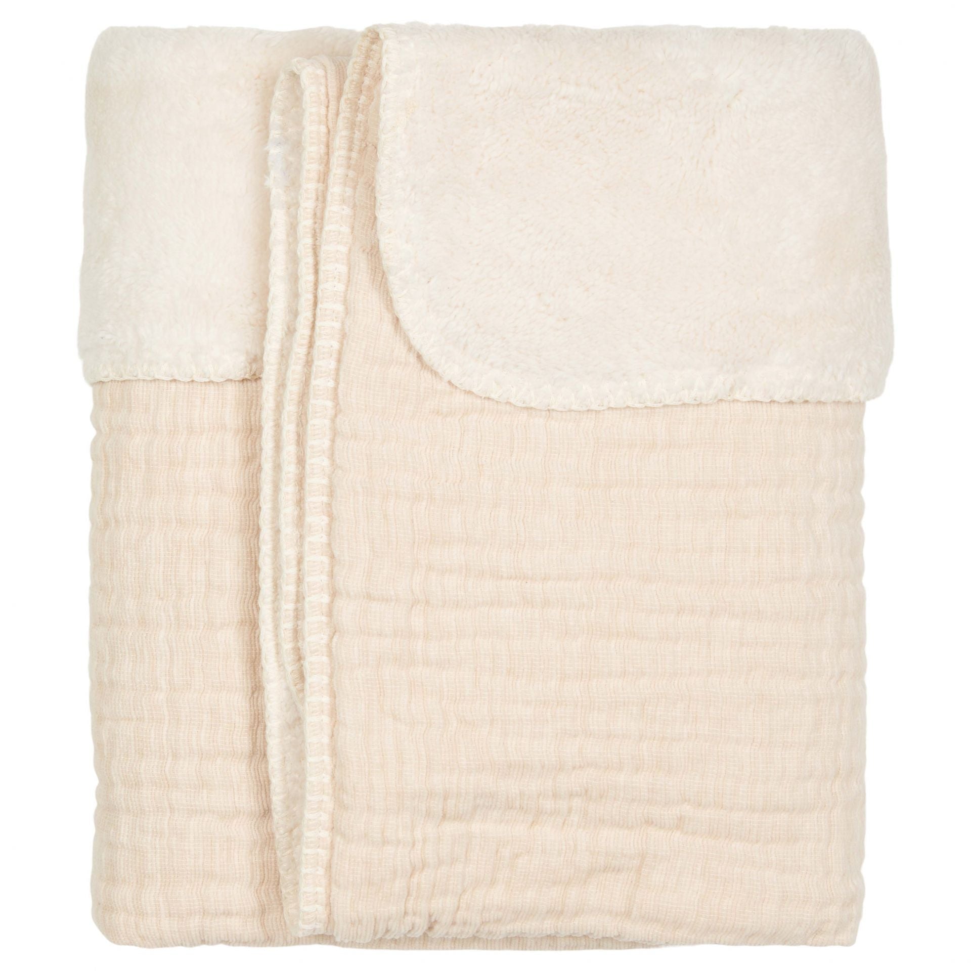 Wiegdeken Teddy Rivoli Warm White - Casteleyn