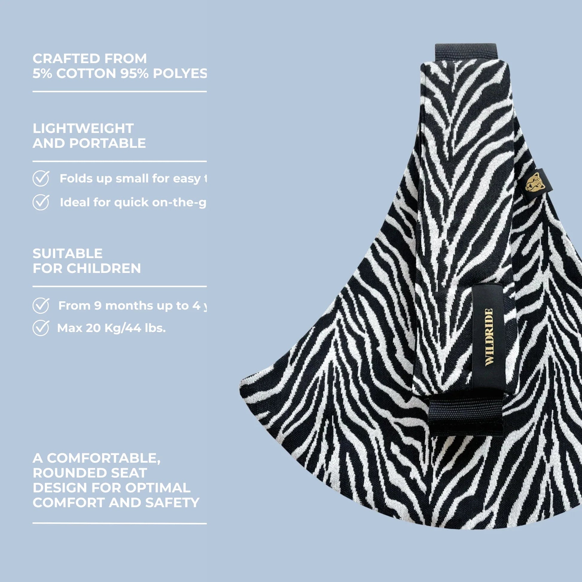 Wildride Black Zebra Print - Casteleyn