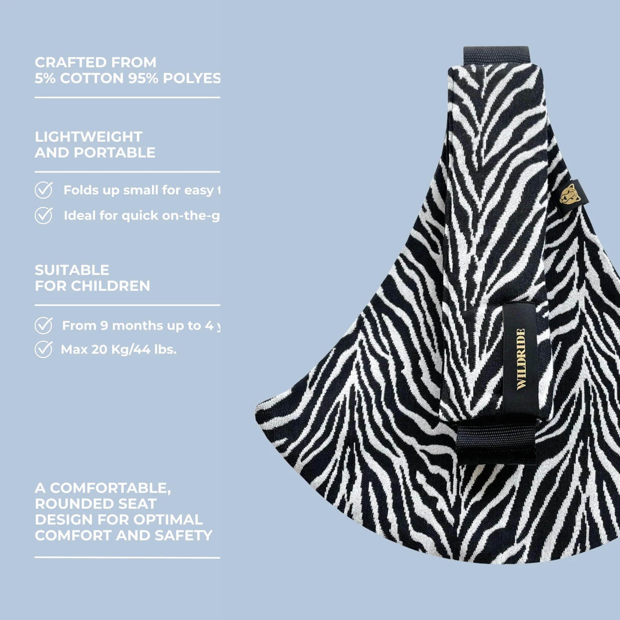 Wildride Black Zebra Print - Casteleyn