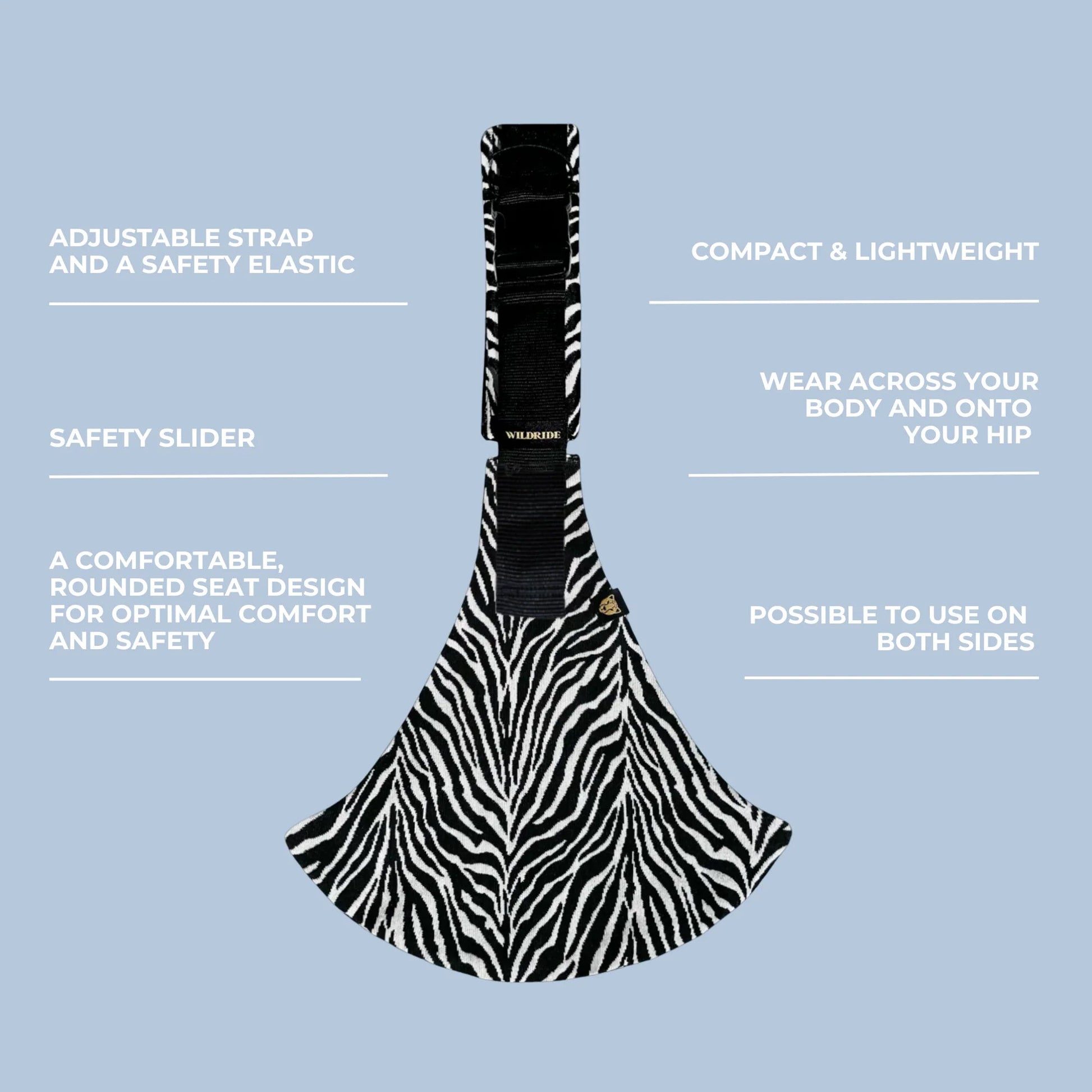 Wildride Black Zebra Print - Casteleyn