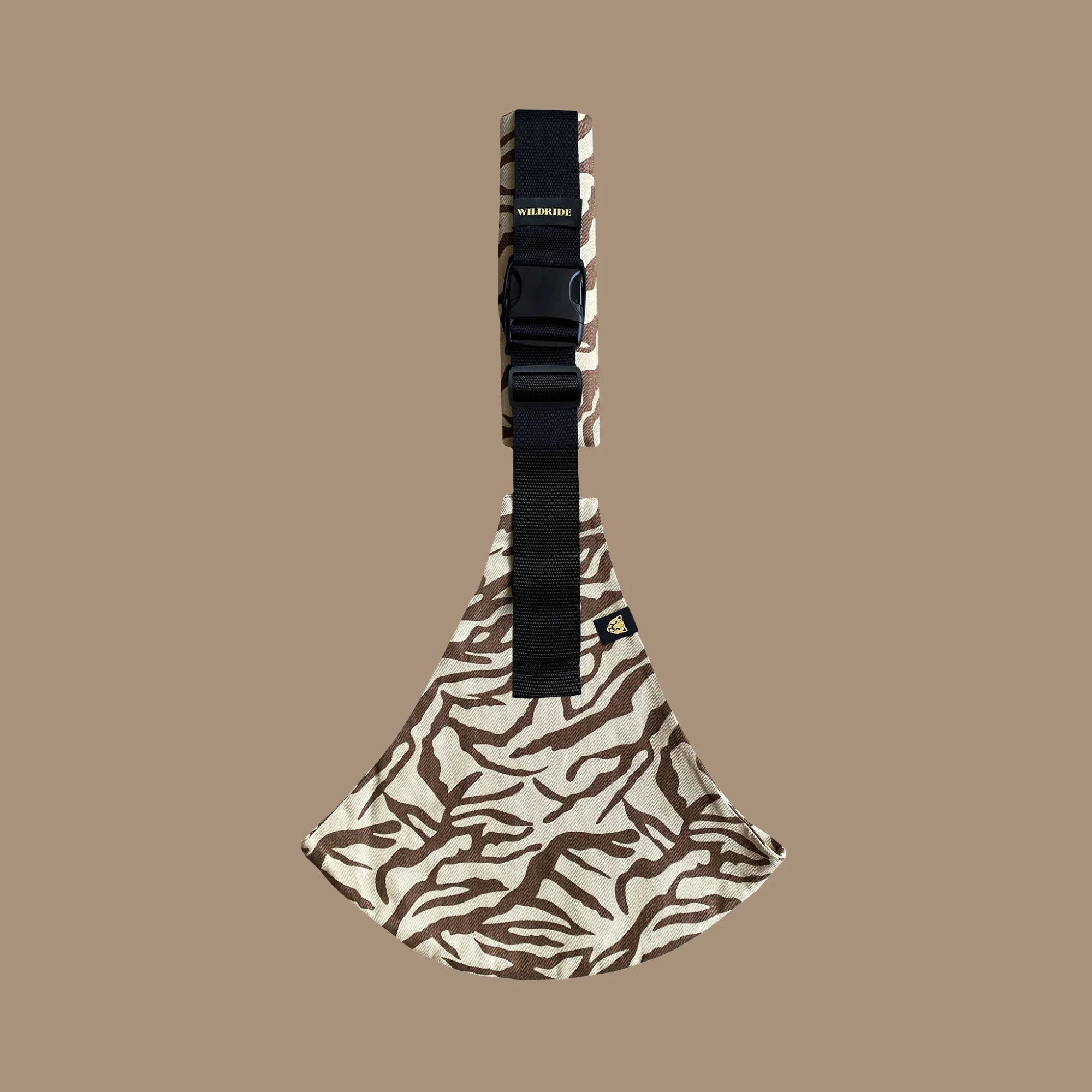 Wildride carrier brown zebra print - Casteleyn