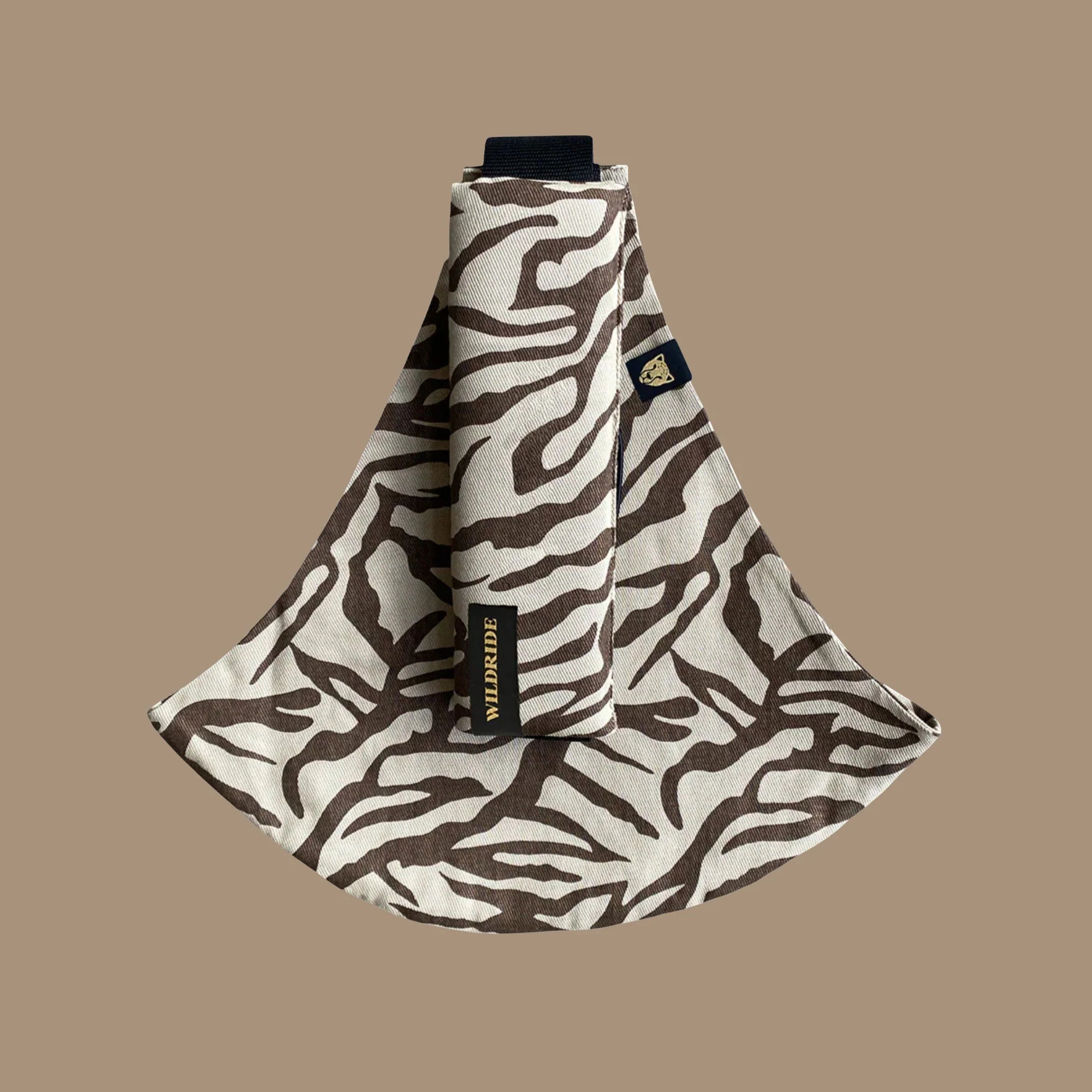 Wildride carrier brown zebra print - Casteleyn