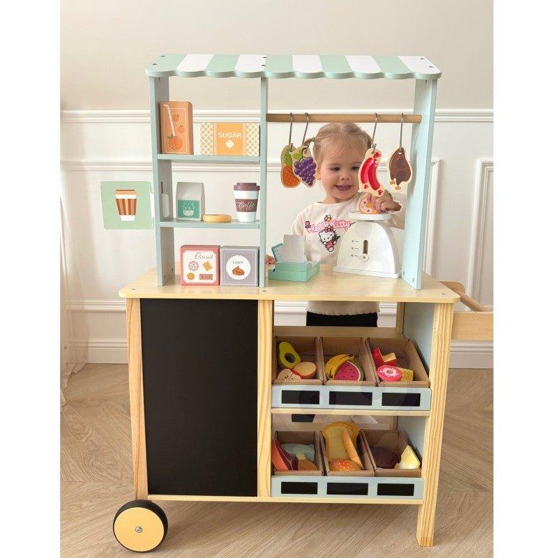 Woopie Grote Houten Foodtruck Marktkraam – 73-delig - Casteleyn