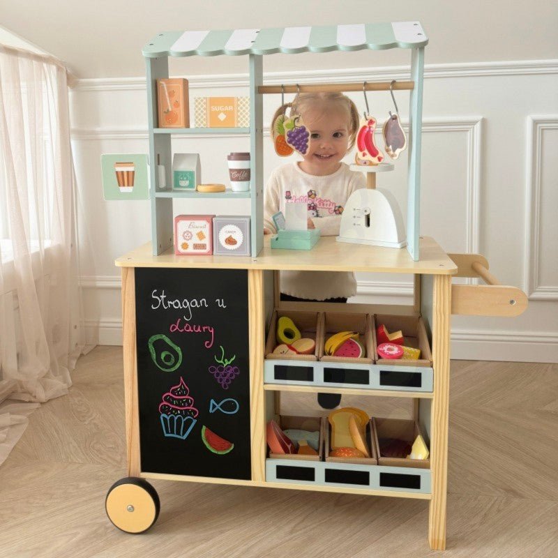 Woopie Grote Houten Foodtruck Marktkraam – 73-delig - Casteleyn