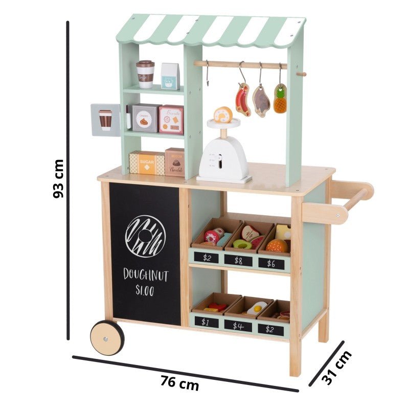 Woopie Grote Houten Foodtruck Marktkraam – 73-delig - Casteleyn