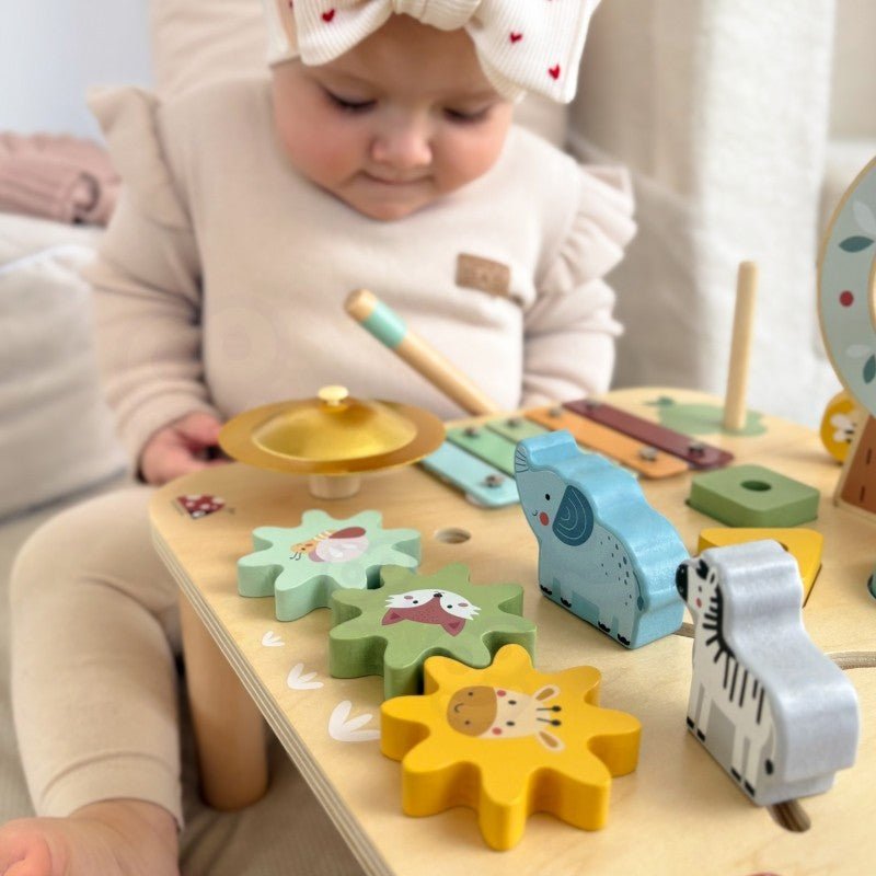 Woopie Houten Activiteitentafel 5-in-1 – Muzikaal Sensorisch Speelgoed - Casteleyn