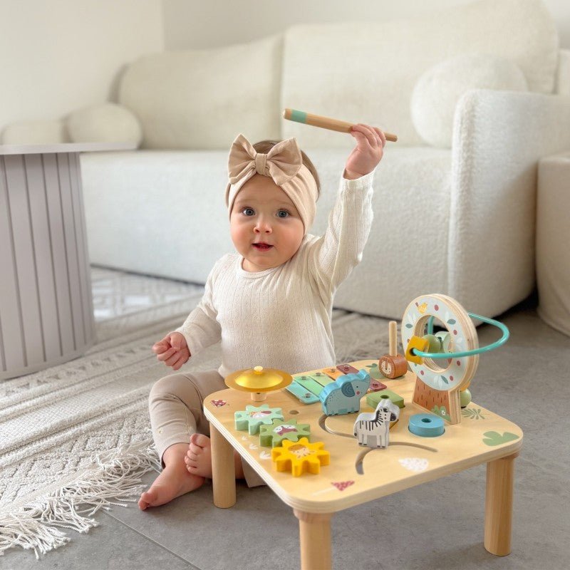 Woopie Houten Activiteitentafel 5-in-1 – Muzikaal Sensorisch Speelgoed - Casteleyn