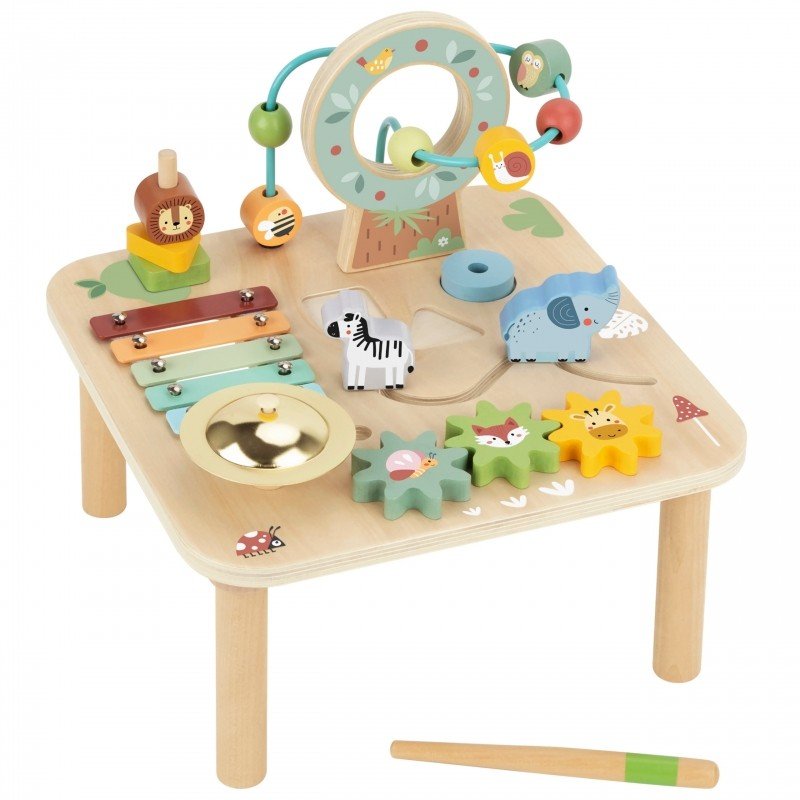 Woopie Houten Activiteitentafel 5-in-1 – Muzikaal Sensorisch Speelgoed - Casteleyn